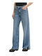 Talie joasă Blugi de damă cu croială relaxată Jean Blue A1W100351BM