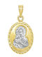 Xryseio Anhänger Kinder Amulett aus Weißgold 9K FL1189
