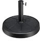 Costway Umbrella Base Water - Sand Metal 38-38mm Round Black