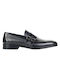 Men's Leather Monk Shoes Black