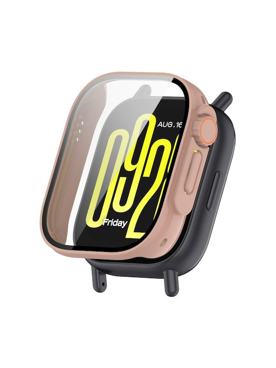 Tempered Film Carcasă de Plastic în culoarea Burgundy pentru Redmi Watch 5 Lite