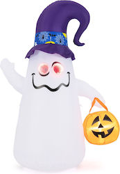Costway Φουσκωτό Φάντασμα 1,80 Μ Κολοκύθα Led Φώτα Halloween Cm24941de