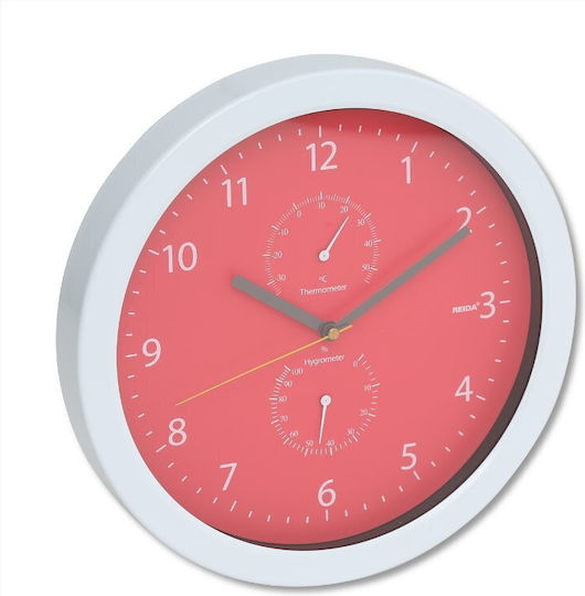Platinet Wanduhr Fuchsie
