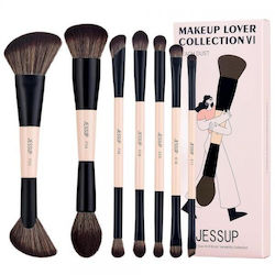Jessup Beauty Офис Бюро Комплект с Четки за Фондация 7 Бройки
