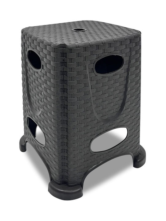 Σκαμπό Rattan Γκρι Σκαμπό Rattan Γκρι