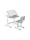 Kids Desk made of Melamine Gray 66x50x77cm