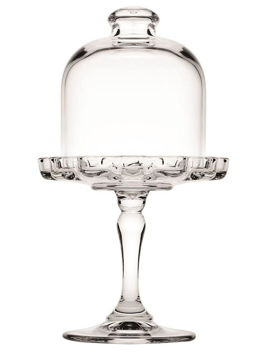 Pasabahce Kuchenständer Glas mit Deckel & Fuß 18.7x18.7cm
