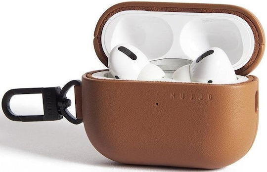Mujjo Калъф Кожа в Кафяв цвят за Apple AirPods Pro 2