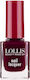 Lollis Beauty Make Up Glossy Burgundy Nail Polish