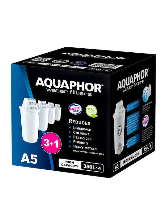 Aquaphor Ersatz-Wasserfilter für Kanne 4Stück