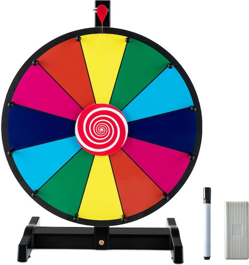 Costway Wheel of Fortune 12 Colorful Slots Stable Base Party Events Tt10007