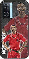Legendele Europene ale Baschetului Eddie Johnson Oppo A77 5g TPU Negru Silicon Negru