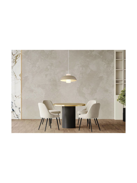 Globo Lighting Hängelampe Beige mit Fassung E27 38x38x120cm.