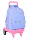 Benetton School Bag Trolley Elementary, Elementary Lilac with Water Bottle Holder