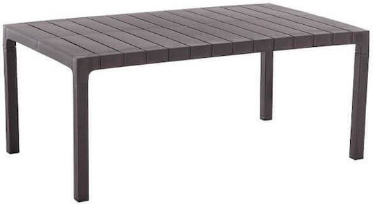 Tisch Bar für Außenbereich Stabil Hilton-t Anthracite 97x60cm