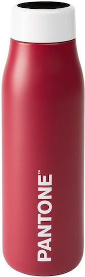 Pantone Μπουκάλι Θερμός Ανοξείδωτο 500ml Dark Pink