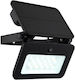 Globo Lighting Wall Mounted Solar Light 8W 1300lm Cold White 6500K with Motion Sensor IP65 14.3cmx15.5cmcm