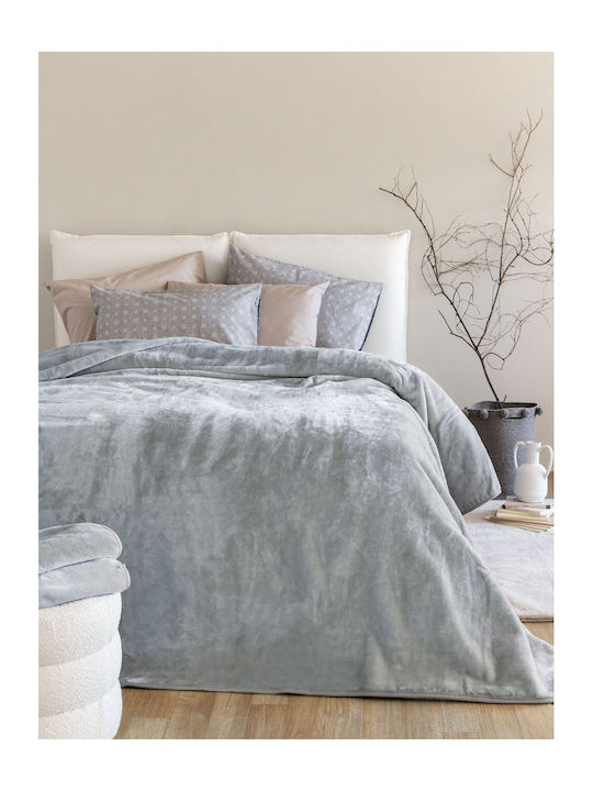 Palamaiki Velvet Blanket Single 170x240cm Ash