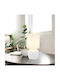 Globo Lighting Πλαστικό Πορτατίφ για Ντουί E14 με Λευκό Καπέλο και Βάση