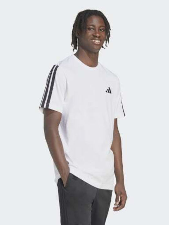 adidas 3-Stripes Спортна тениска Бял