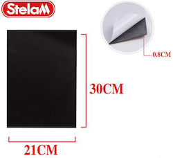 Магнитен лист 21x30см Stellan 889620 черно кафяво