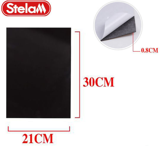 Magnetisches Blatt 21x30cm Stellan 889620 Schwarz Braun