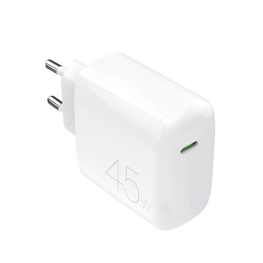 Puro Ladegerät ohne Kabel mit USB-C Anschluss 45W Weißs