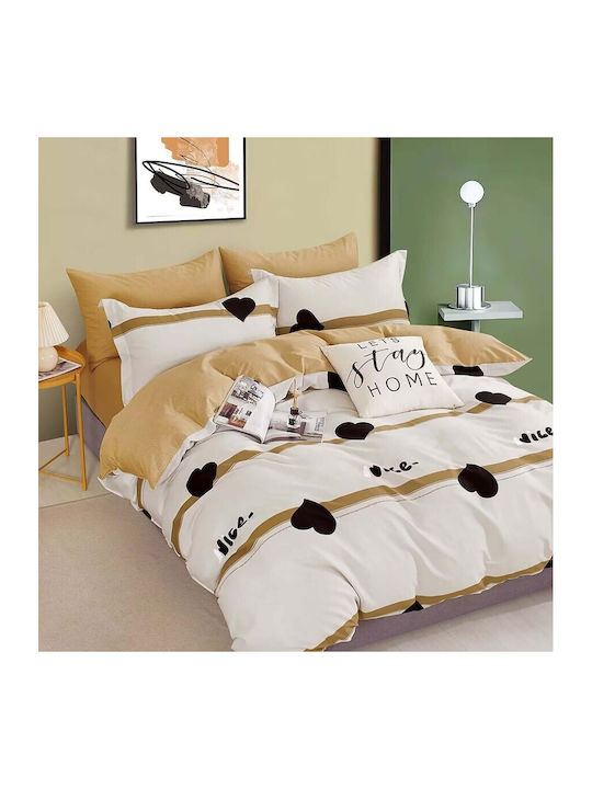 Pucioasa Bettbezug-Set Doppelbett mit 2 Kissenb...