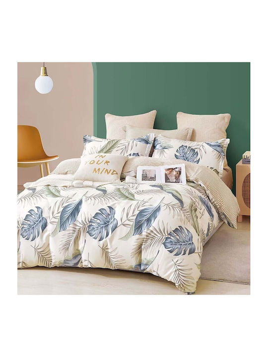 Pucioasa Bettbezug-Set Doppelbett mit 2 Kissenb...