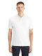 Core Polo Herrenbluse Kurzarm Weiß