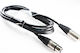 Welx Blackwaves CC Кабел XLR Мъжки - 2 x XLR Женски Черен 3м BLACK WAVES-CC-SERIE-3M
