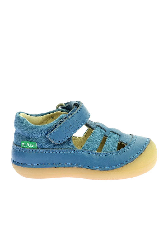 Kickers Sandale Copii Anatomici Albastru