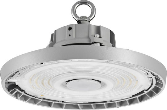 Sylvania Φωτιστικό Καμπάνα 150W Ρυθμιζόμενο Λευκό 19800lm με Ενσωματωμένο LED Γκρι Ø27xΥ11.5cm