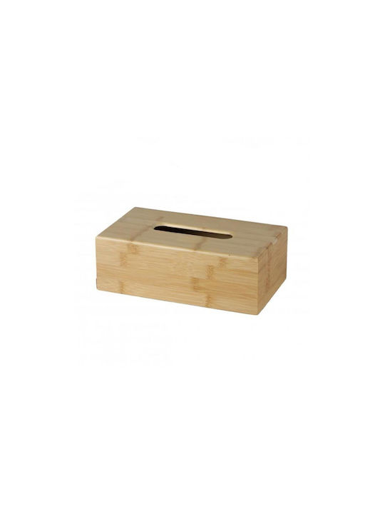 Θήκη για Χαρτομάντηλα Ξύλινη Καφέ 25x14x8.7cm AT3242