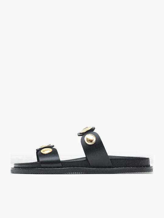 Makis Kotris Sandale Casual Damă de Piele Negru