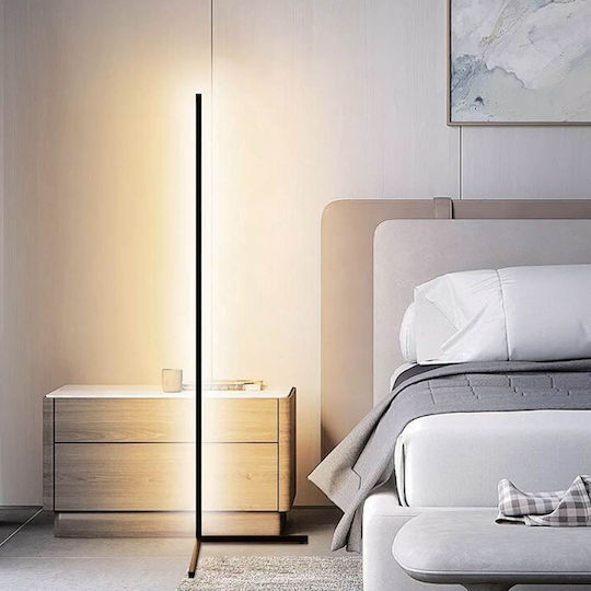 LED Stehlampe RGB Modell Schwarz 140 cm Fernbedienung Inklusive