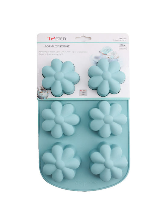 Tpster No Coating Silicone Cupcakes & Muffins Baking Pan Green