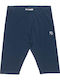 Kinder Leggings Radfahren Kurz Blau
