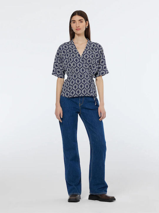Glow Γυναικείο Jean Παντελόνι σε Bootcut Εφαρμογή City Fresh Blue
