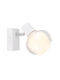 Globo Lighting Lamp Wall with Socket E14 and Switch White 10.5x12.5cm