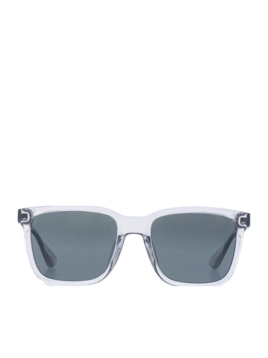 Armani Exchange Unisex Sunglasses with Gray Plastic Frame and Gray Lens