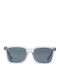 Armani Exchange Unisex Sunglasses with Gray Plastic Frame and Gray Lens