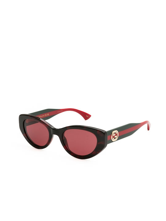 サングラス GUCCI Woman Sunglasses Black GG1862S 005 Gucci GG1862S 001 Cat Eye Sunglasses Solid Black - eye-oo.com