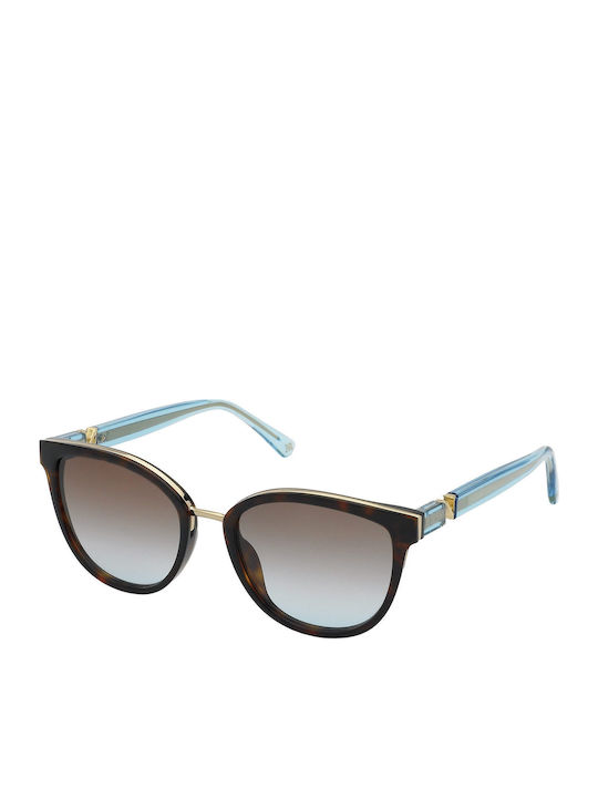 Nina Ricci Women's Sunglasses with Brown Tartaruga Plastic Frame and Brown Gradient Lens S0388655