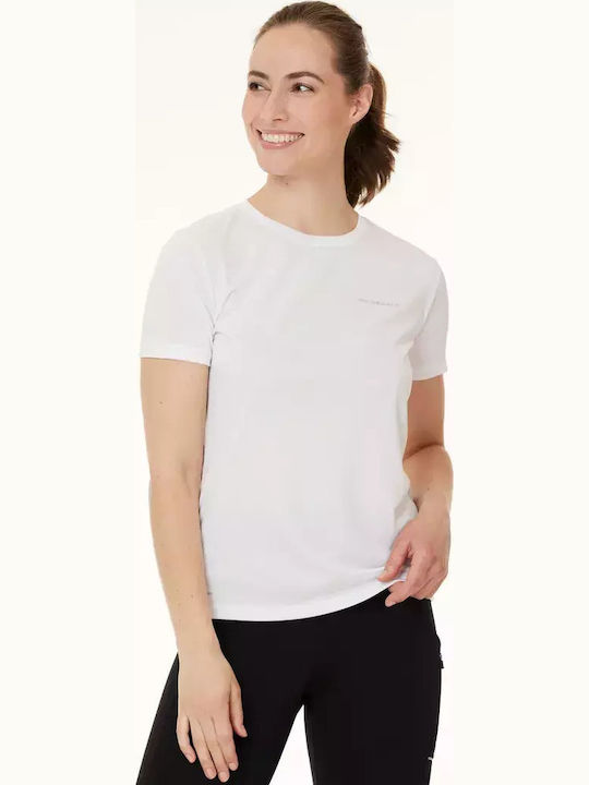 Damen Sportlich T-Shirt Schnell trocknend Weiß