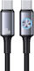 Usams SJ752 Geflochtenes LED USB 2.0 Kabel USB-...
