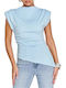 Damen Bluse Hellblau