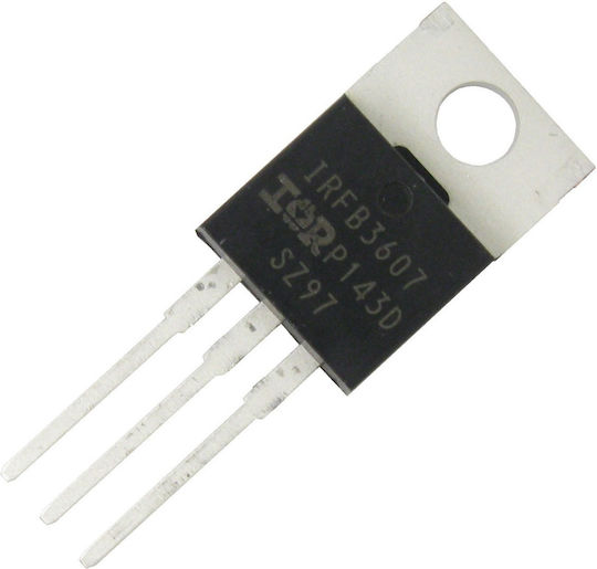 Irfb3607 N-ch Mosfet Vds:75v Id:80a Rds On:7.34mohm Pd:140w To220ab Irfb3607pbf