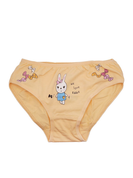 Defne Baby We Love Rabbit In Orange Παιδικό Βρακάκι Orange