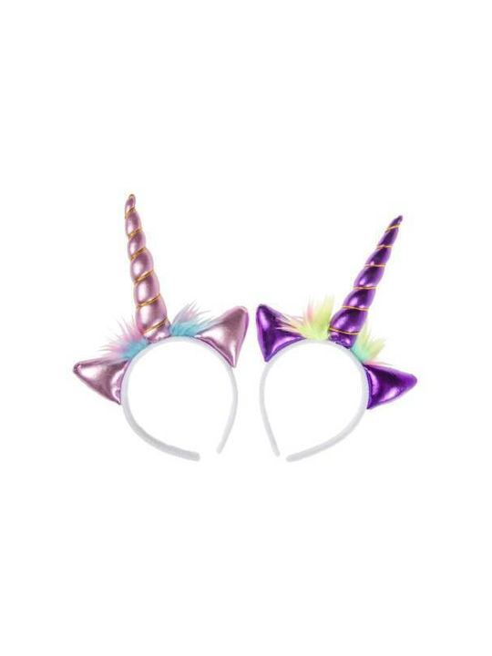 Kinder Haarband mit Einhorn Rosa 1Stück (Verschiedene Designs) 1Stück